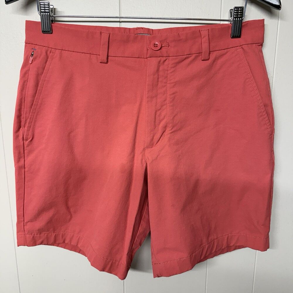 Vineyard Vines On The Go Shorts OTG Stretch Performance Pink Men 30 Fits 32